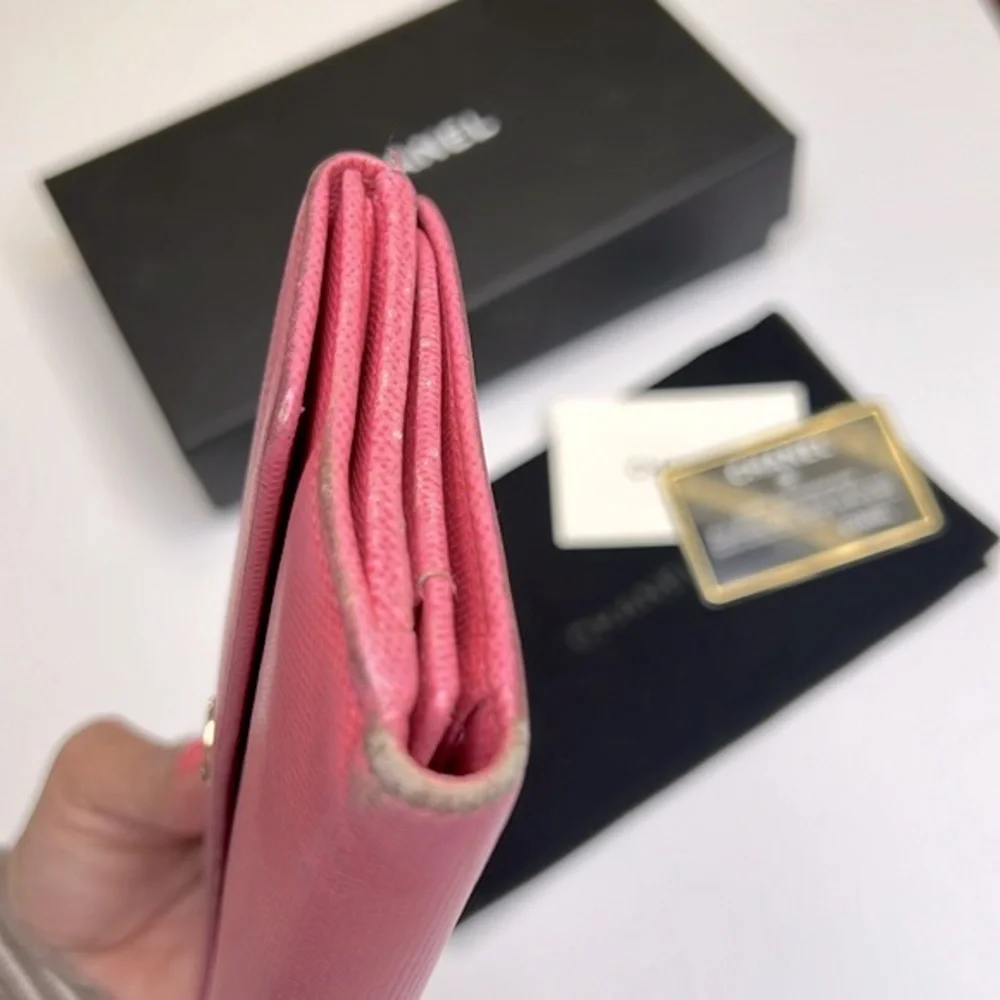 Chanel Round Zipper Long Wallet